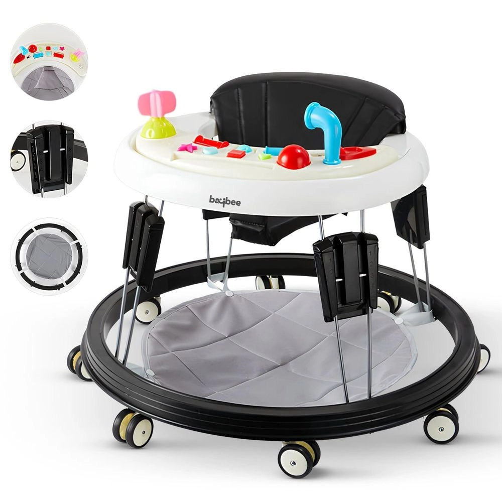 Foldable Baby Walker - 3-step height adjustable 15 kg
