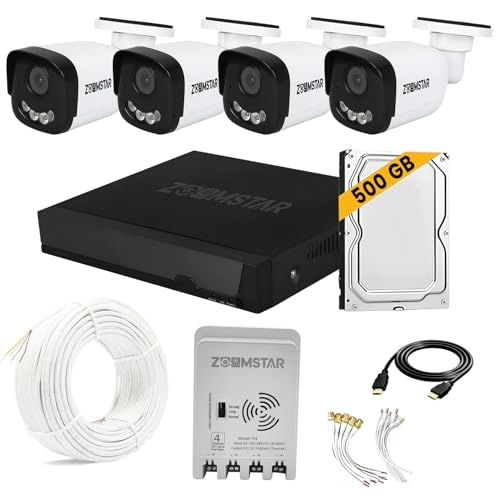 4 Channel 1080P Full HD DVR - 500GB