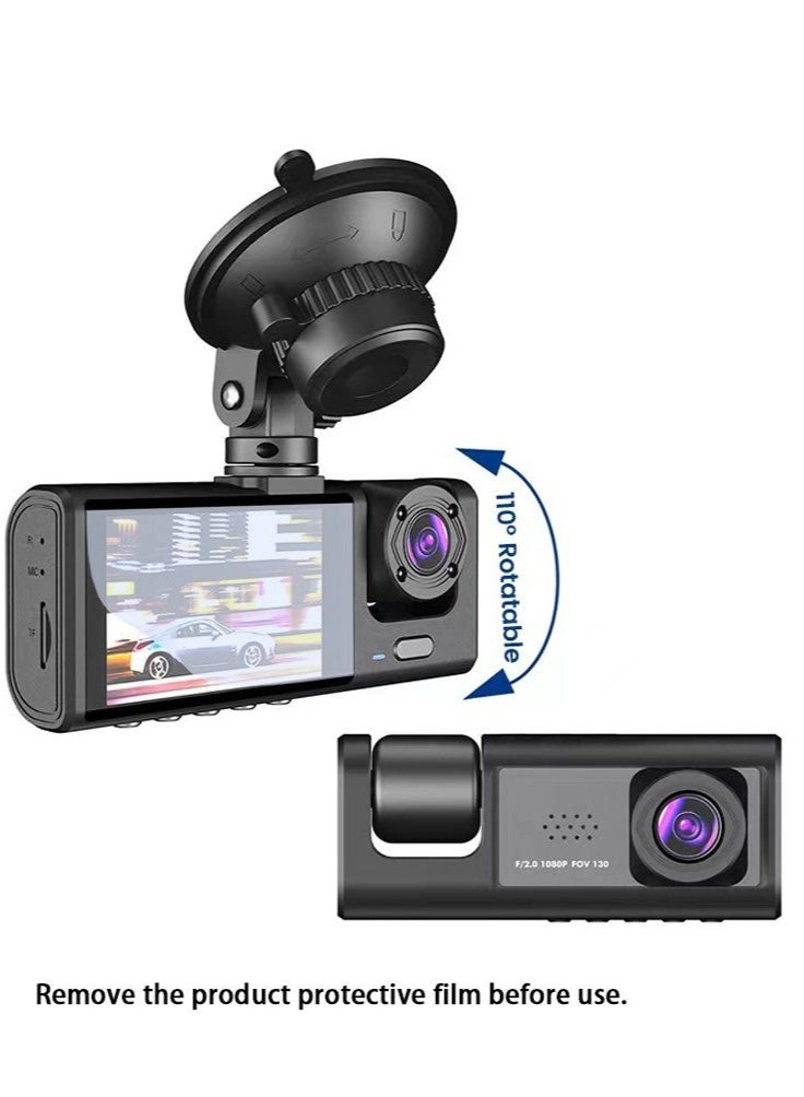 Dual Lens Dash Cam - 1080P