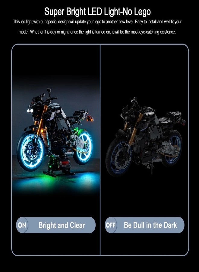 LED Light Compatible with Lego Technic Yamaha MT-10 SP 42159