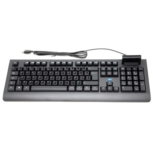 USB keyboard with integrated CNS Smart Card Reader - FR Wired