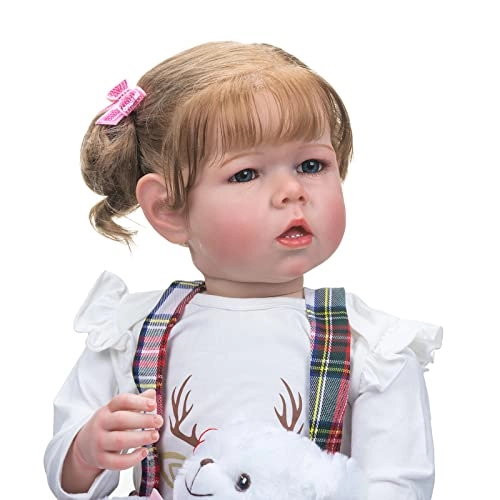 Reborn Baby Doll - 28 Inch Silicone Vinyl Ages 3+