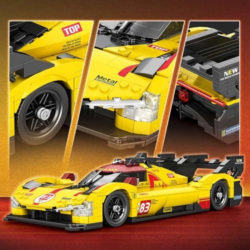 Supercar Building Blocks Set - 1370 pcs