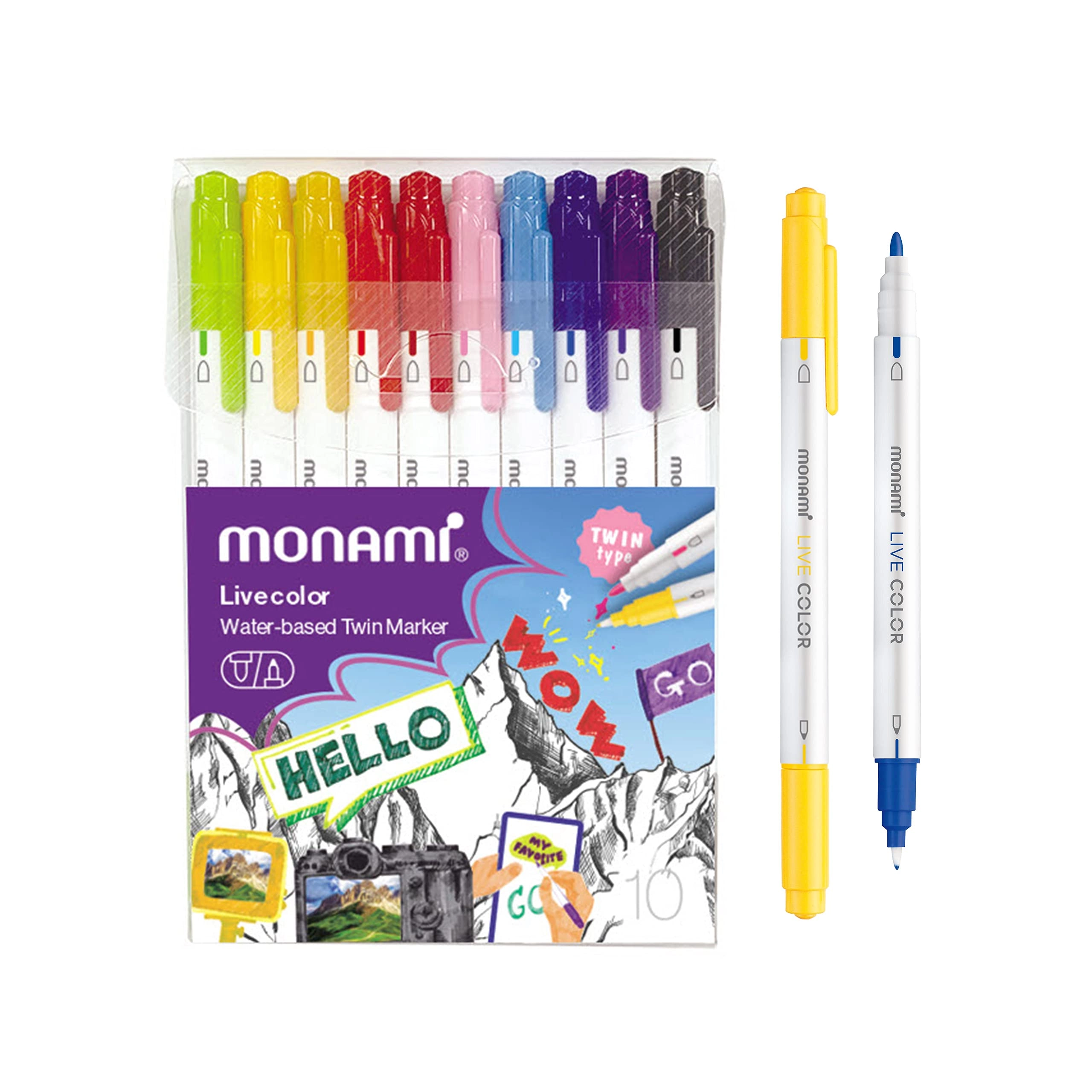 MON AMI (Renewed) Live Color - 10C-Pack Fine & Bullet