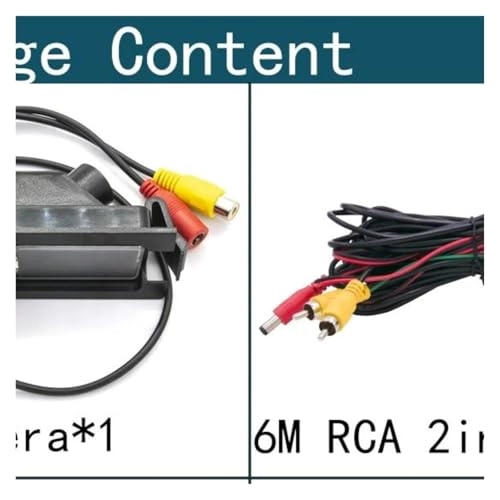 Reverse car rear view camera - Night vision Wired 720 x 540 pixels