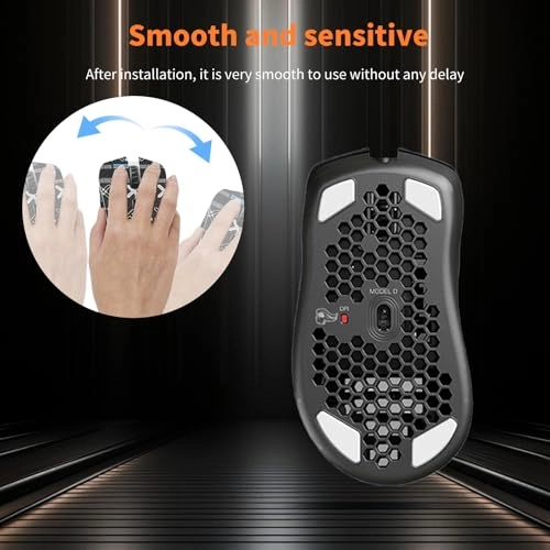 Mouse Grip Tape - Full Coverage Self-Adhesive Black