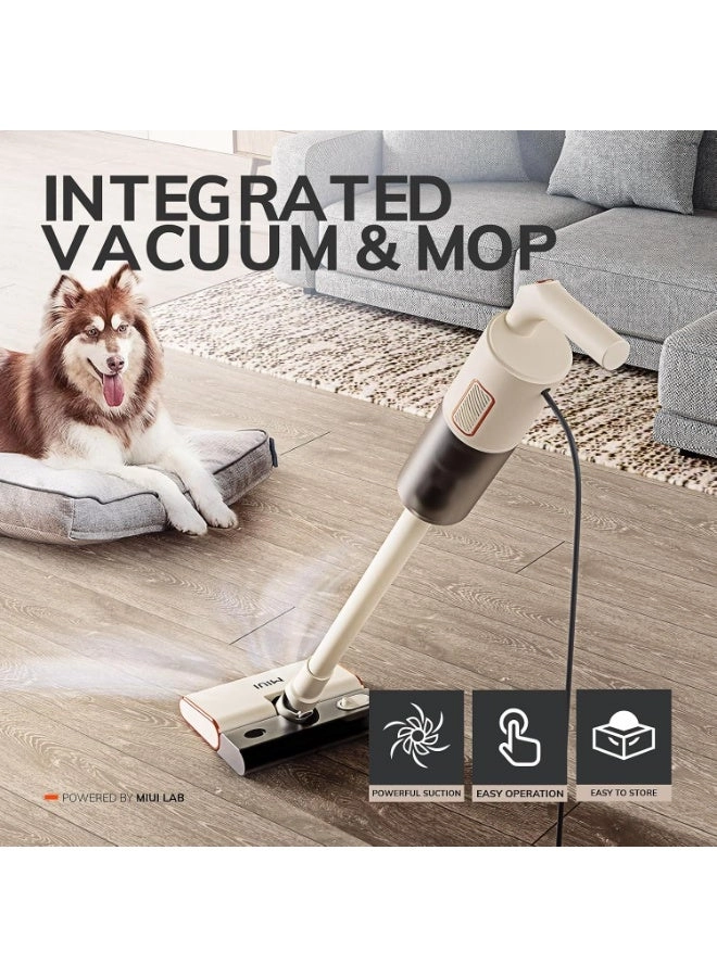 Wet Dry Vacuum Cleaner - All-In-One StickVac Mop Corded