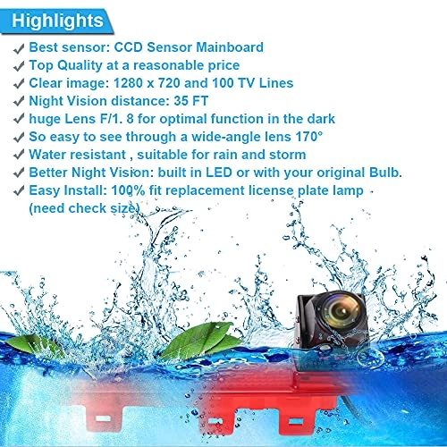 TFT LCD monitor + rear view camera - Night vision 628 x 586