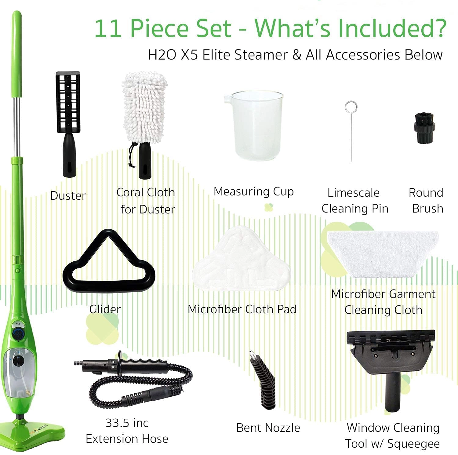 5 In 1 Steam Cleaner H20