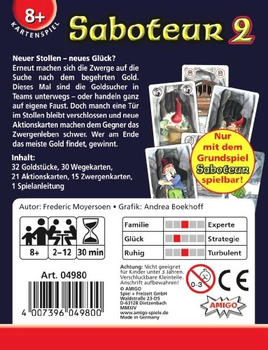 Saboteur 2 - Card Game