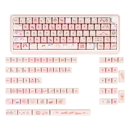 Cute Cat Keycaps - QWERTY Only Keycaps