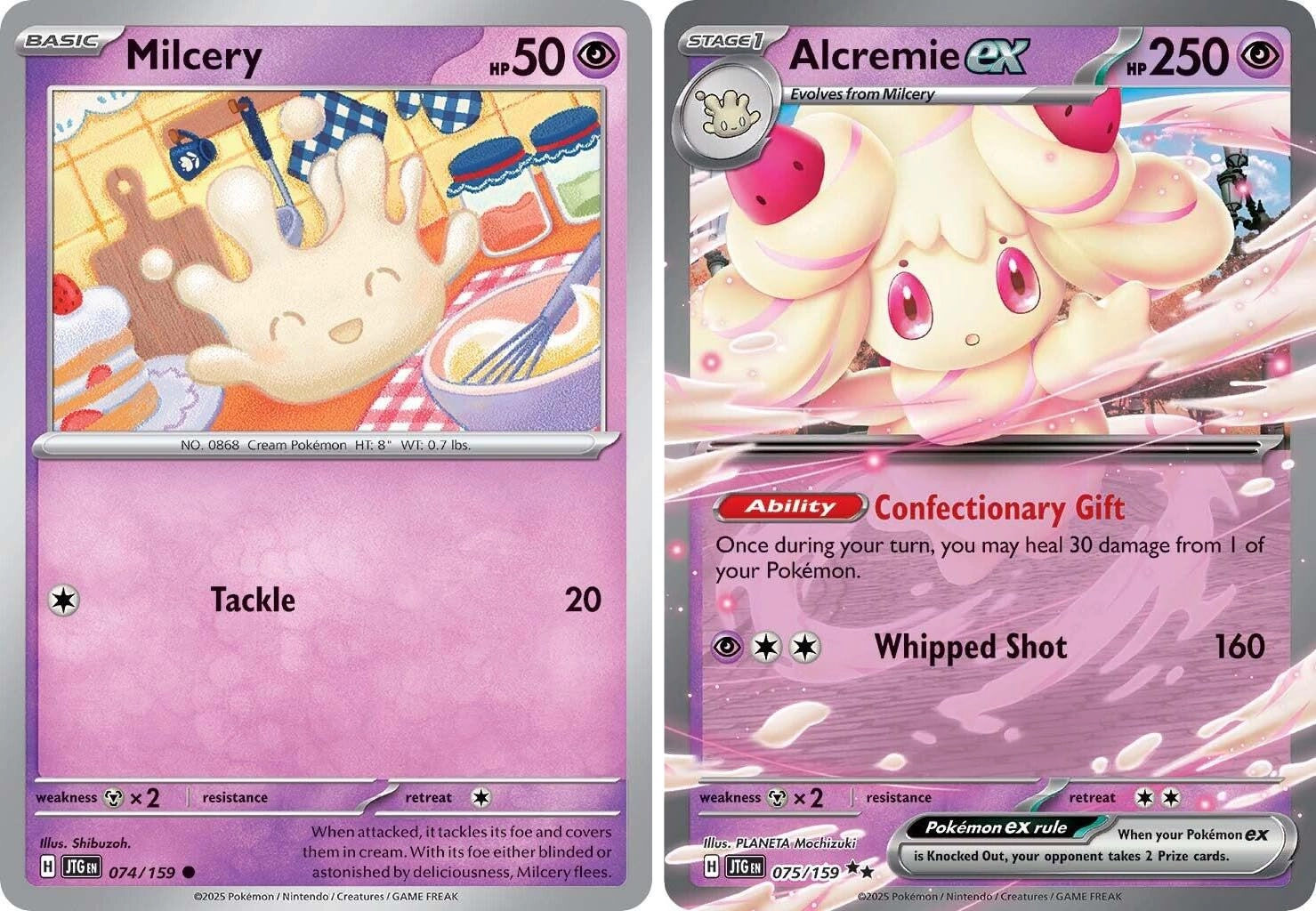 Pokémon Alcremie ex 075/159