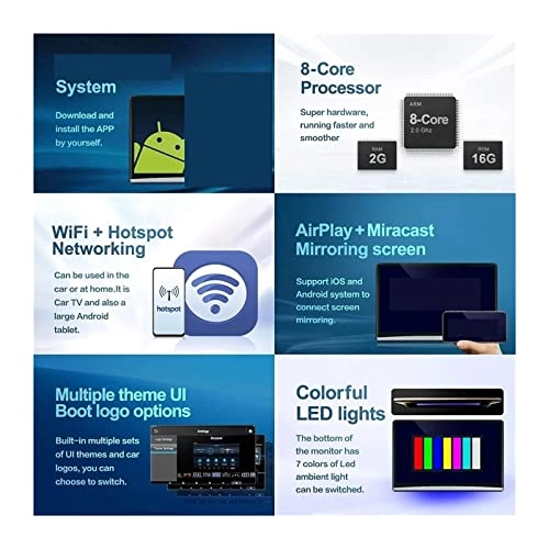 Car Headrest Screen - 13.3-inch