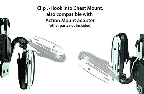 J-Hook Mount - 10 Pack Vertical Surface for GoPro