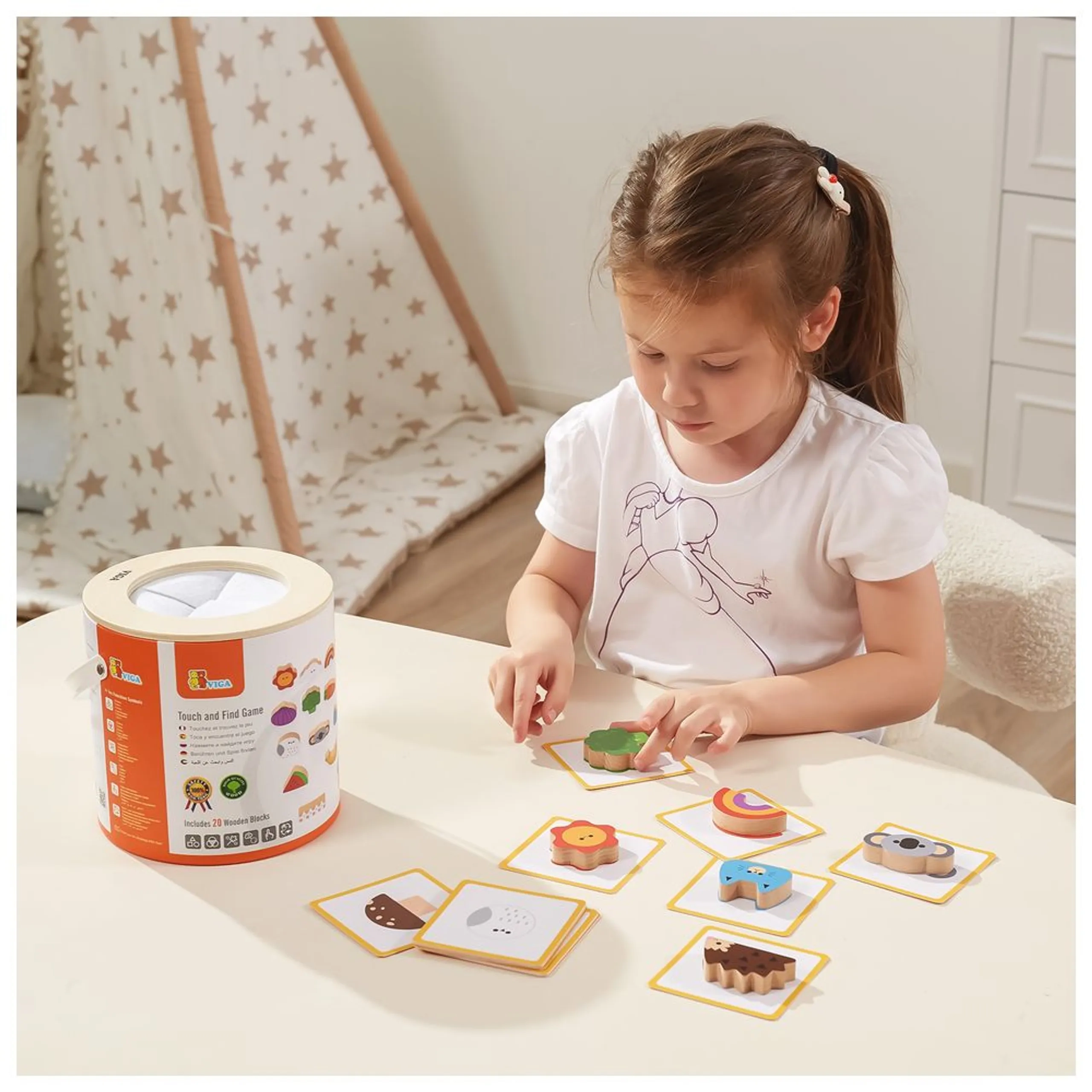 Touch and Find Matching Puzzle (29464294-44658) - 20 pcs