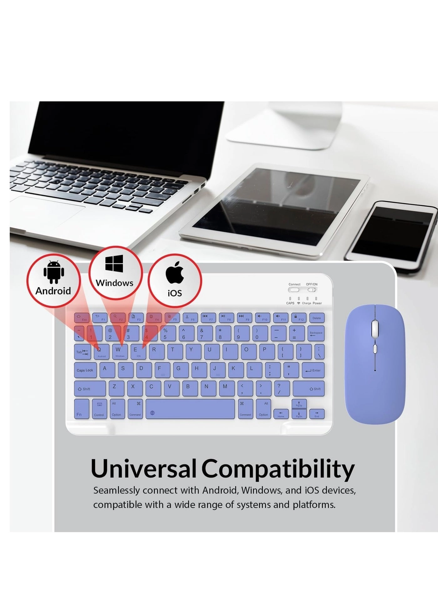 Keyboard and Mouse Combo - US Wireless