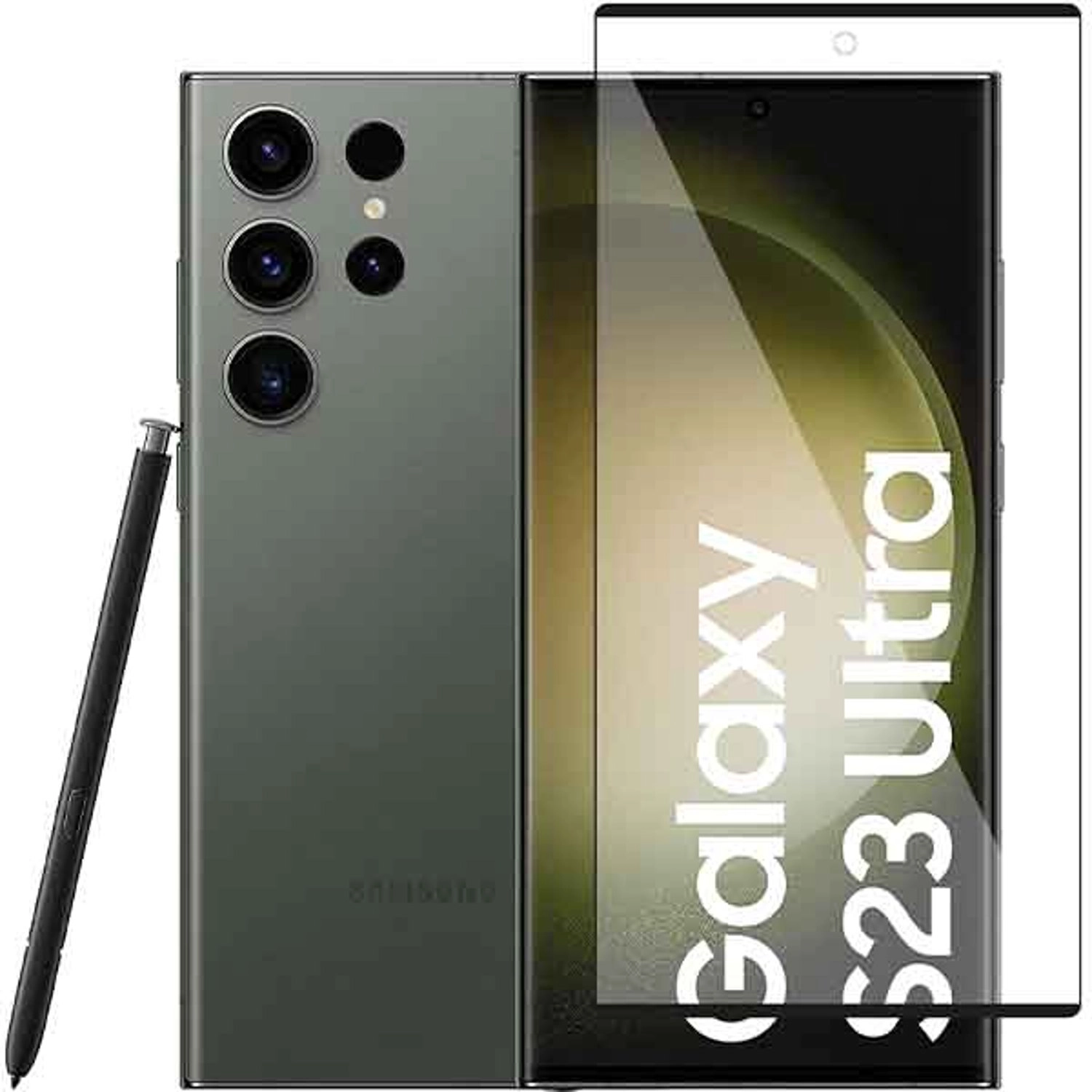 Trands Clear Screen Protector for Galaxy S23 Ultra