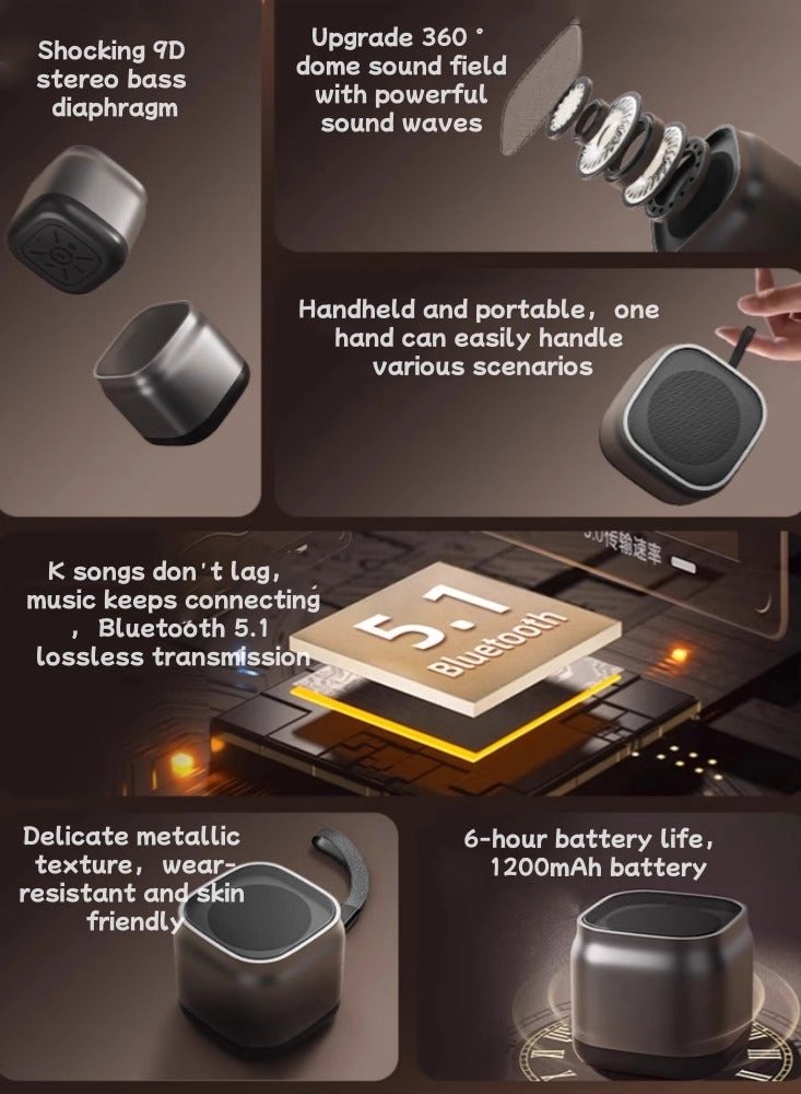 Outdoor Waterproof Wireless Portable BT K15154GR Speaker