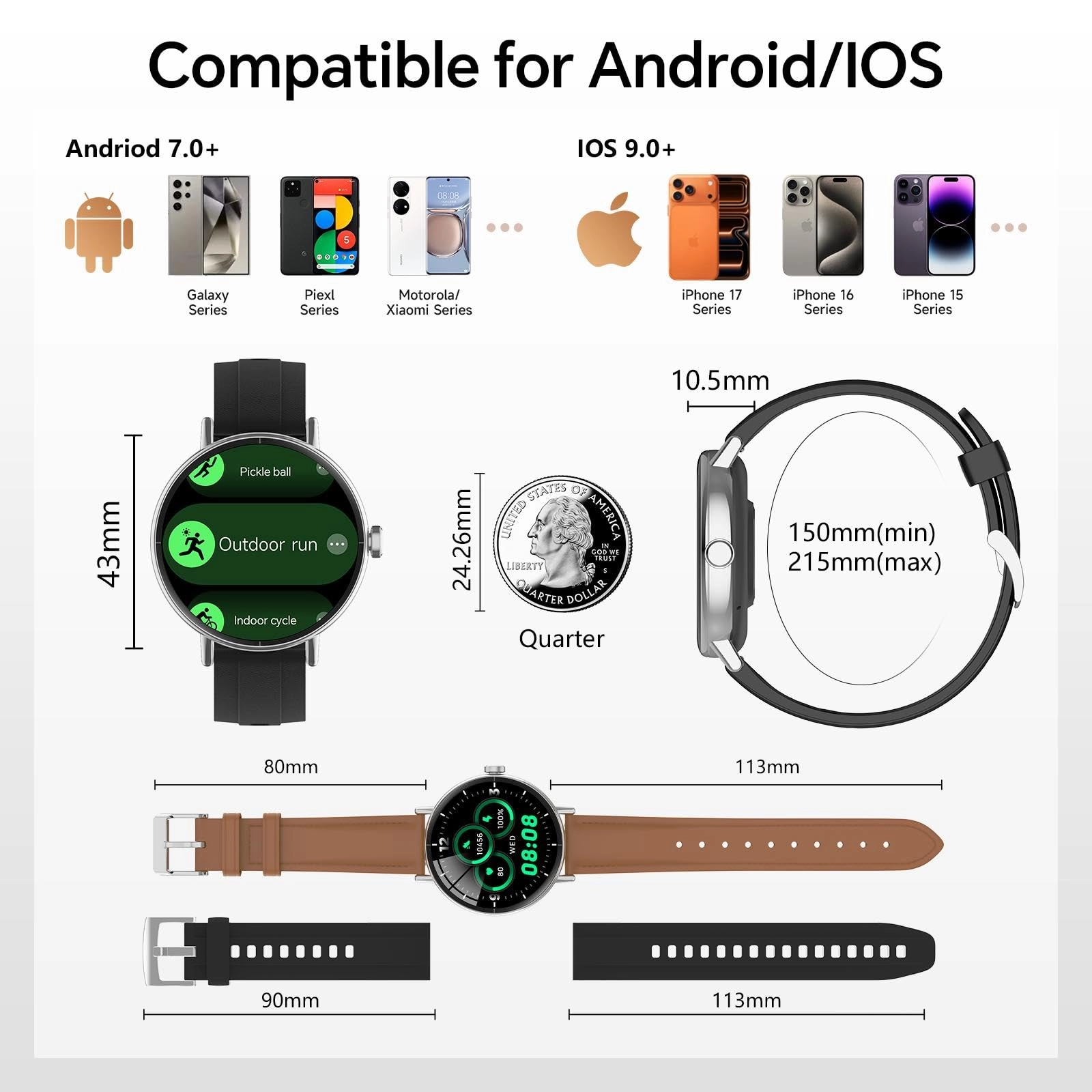 Smart Watch - 1.27"