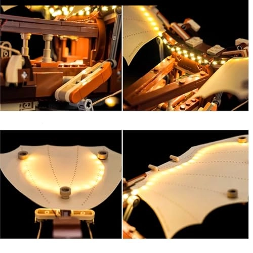 LED Light kit for LEGO 10363 Aircraft Model - Polyethylene (PE)