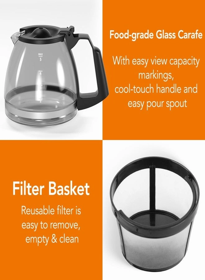 Coffee Maker - 5 Cup Programmable Auto Shut-Off