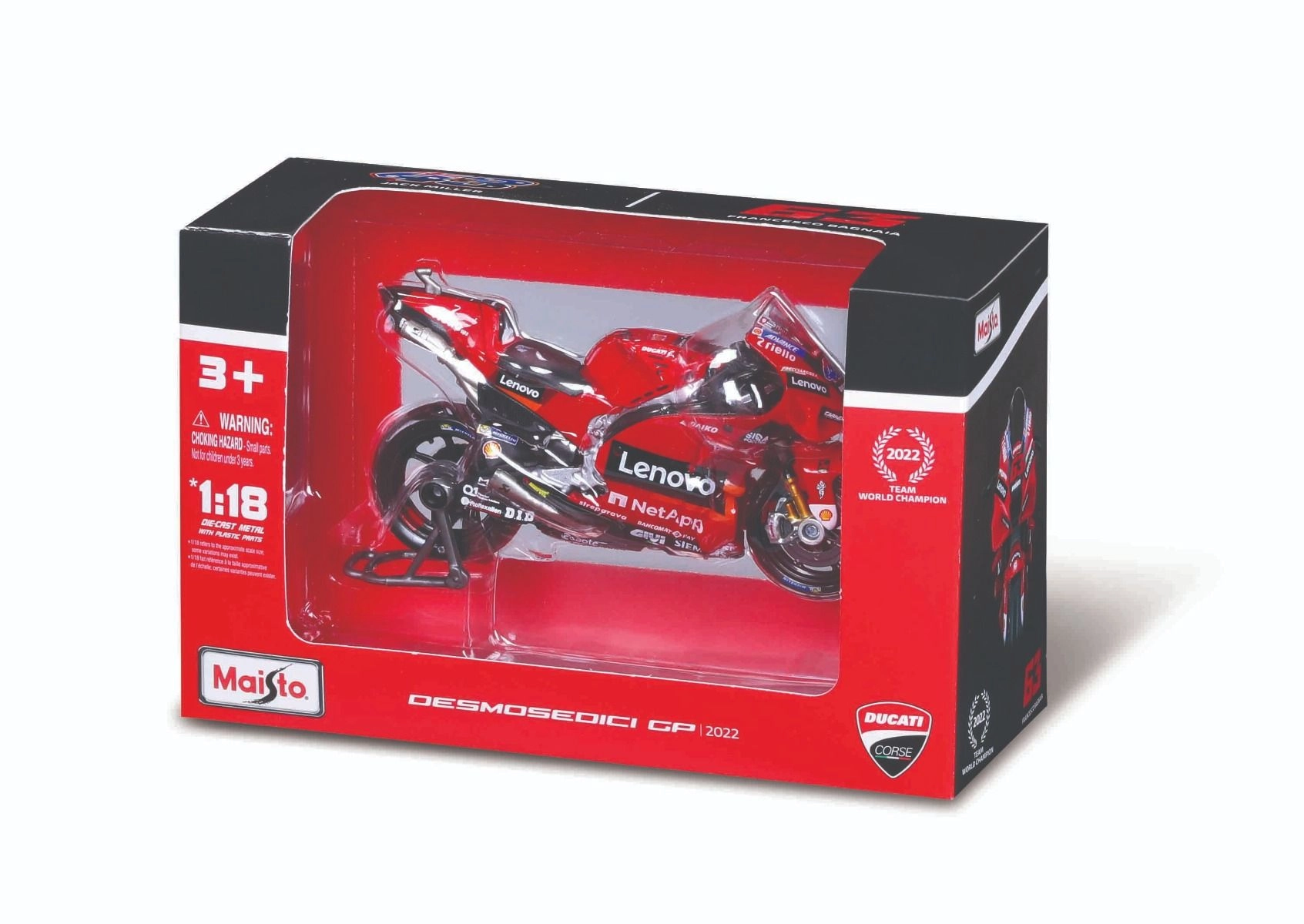 2022 Ducati Lenovo Team - 1:18