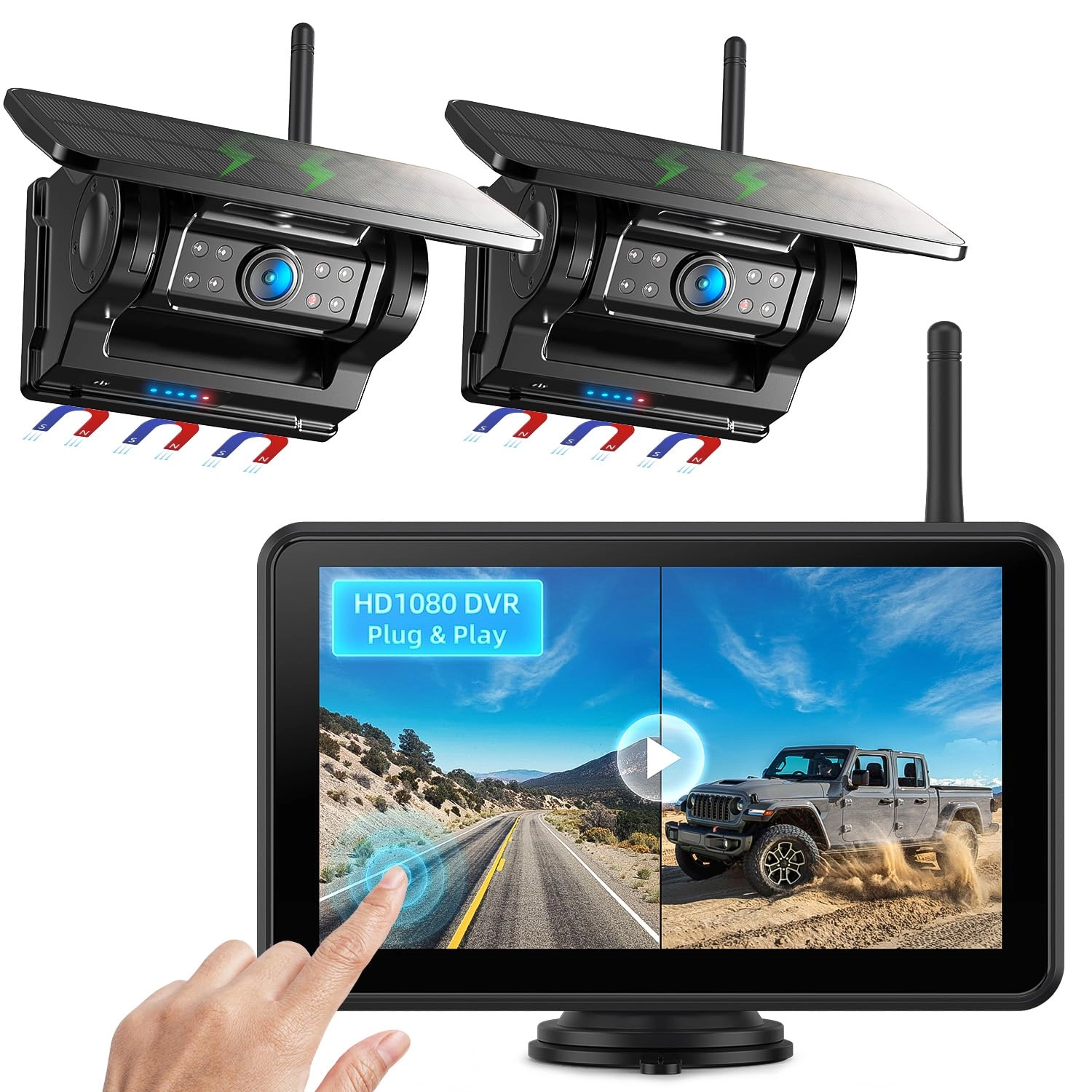 Magnetic Wireless Reversing Camera - 1080P