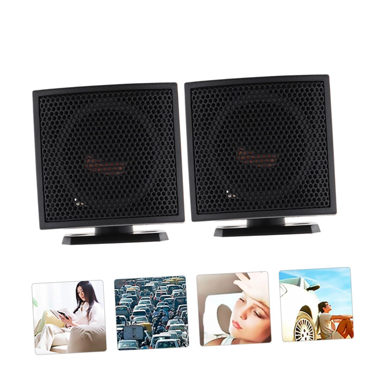 Car Audio Tweeter Speaker - 2 Pack 500W