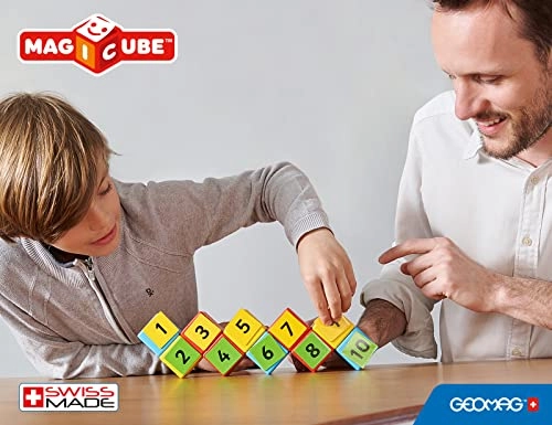 Magicube Math Building And Clips - 55 pcs