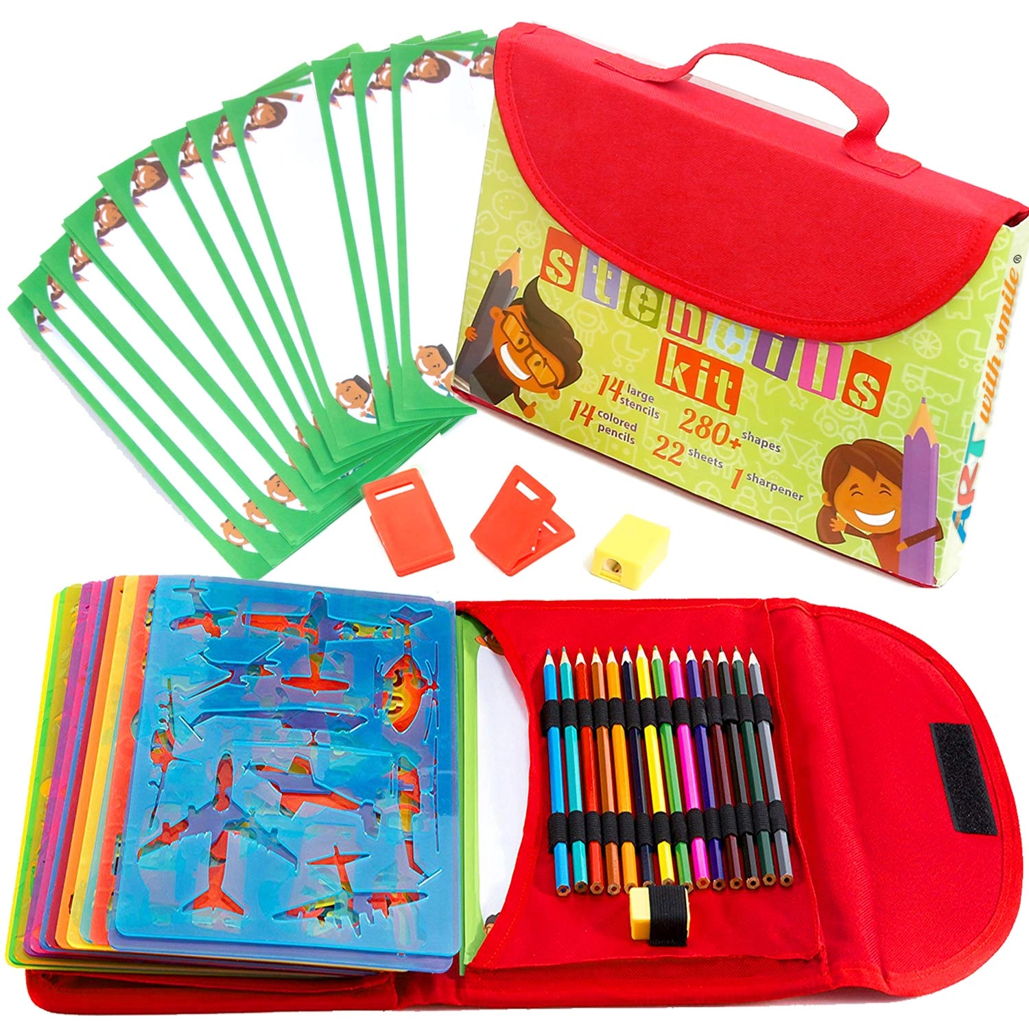 art with smile SK-04 - 55-piece 13 colored pencils