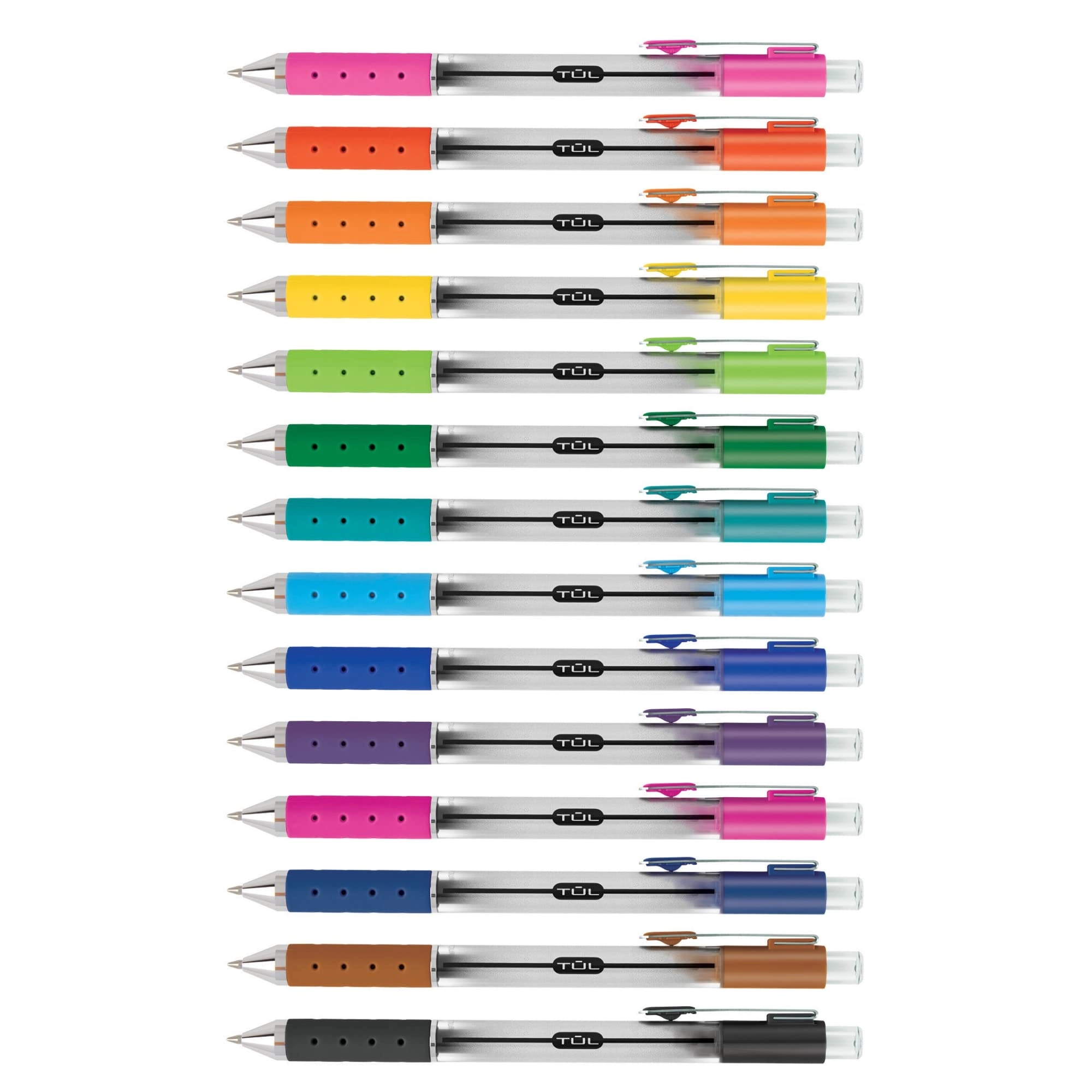 Retractable Gel Pens - Pack of 14 0.7 mm