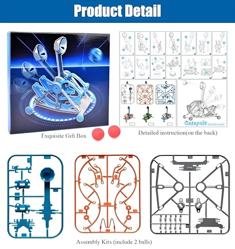 Catapult Kit STEM - 8-12 years 30+ pieces