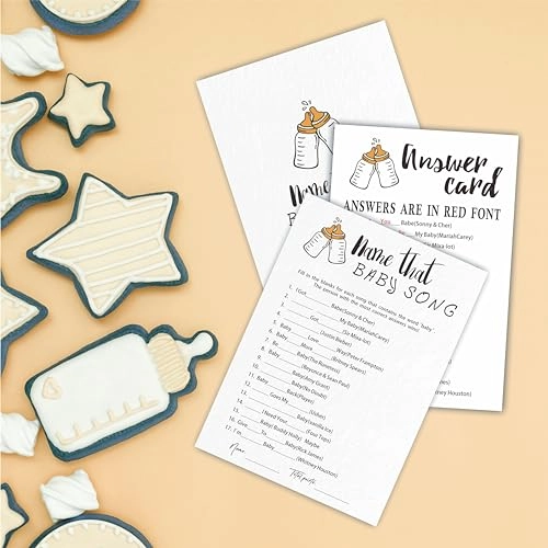 Popin Bottle Baby Shower Game Cards - 30 piece(s)