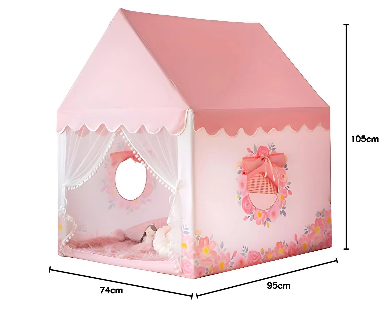 Play Tent House - Medium rose house