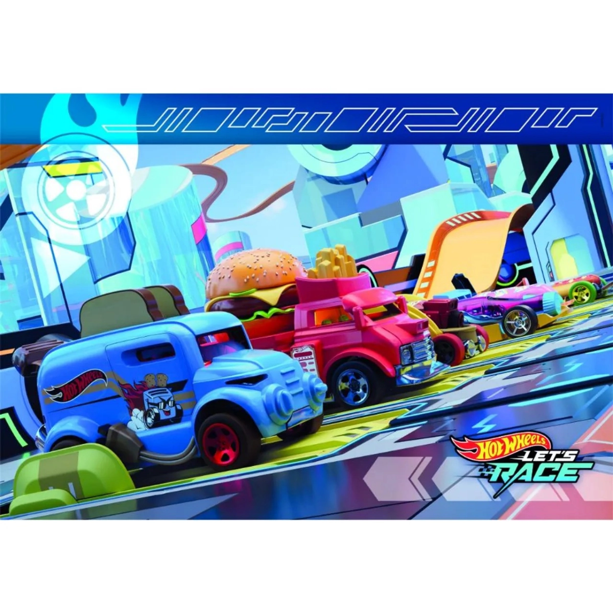 Hotwheels Racing 2-in-1 Puzzle (ALGT-24816) - 120 pcs