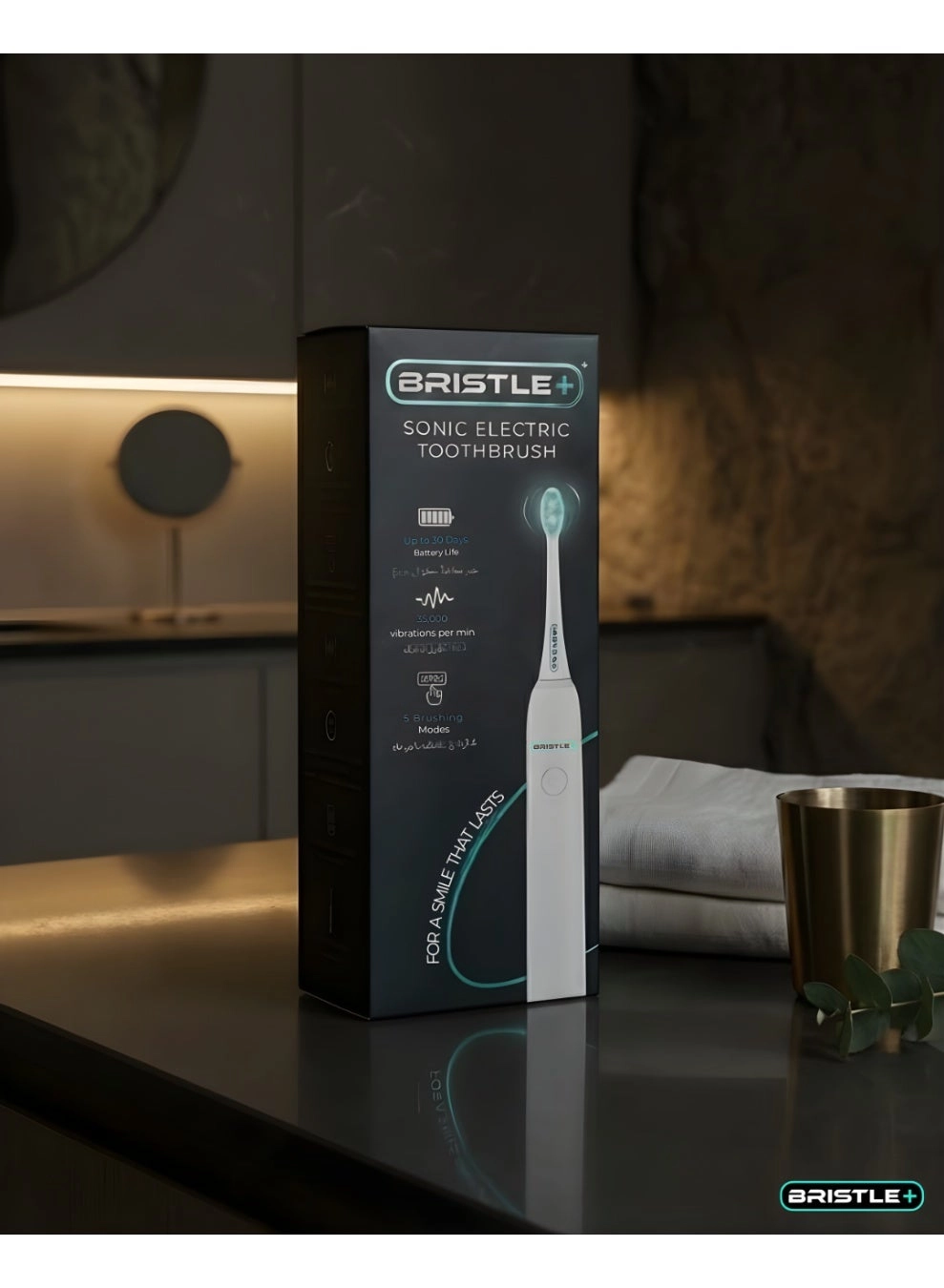 Bristle+ BR1000/01 - White Rechargeable