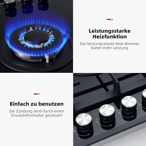 Chef GH2805BG1FC GAS Cooker
