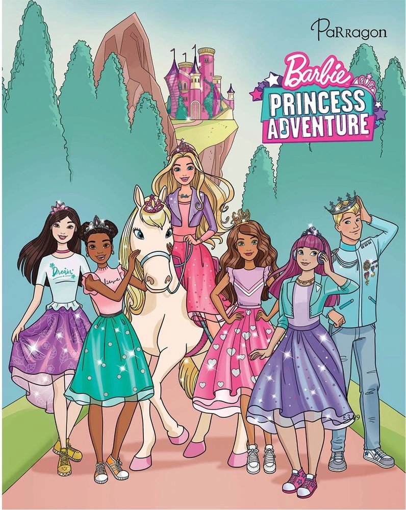 Barbie In Princess Adventure - Story Book Paperback 32 Page