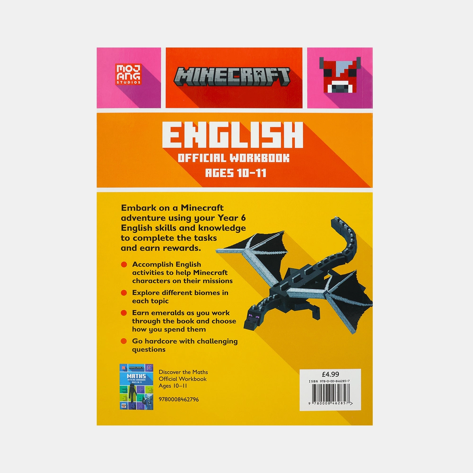 Minecraft English Ages 10-11 - Official Workbook