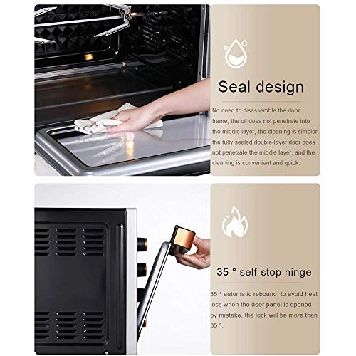 Multifunctional Electric Kitchen Oven - Desktop Mini Enamel Liner