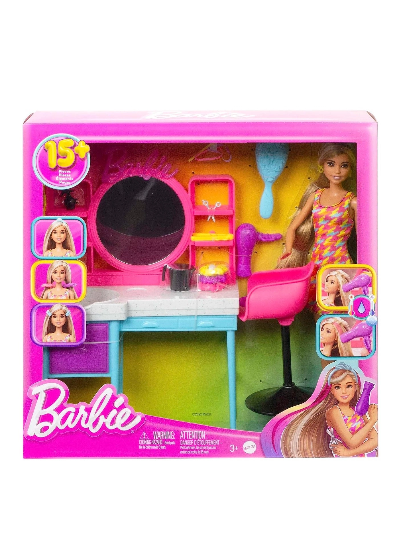 Barbie Totally Hair - Pink 8.5in hair
