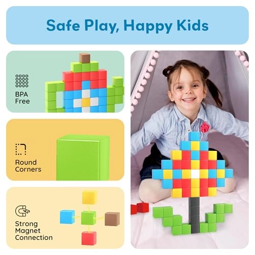 Magnetic Puzzle Cubes - 60 pcs