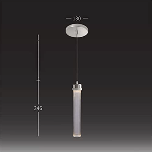 Cylindrical Glass Chandelier - 100cm adjustable