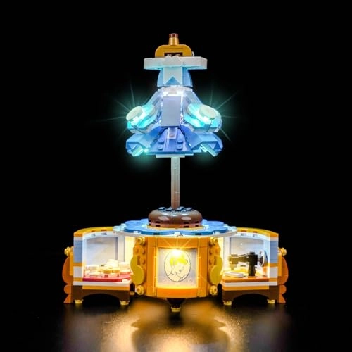 LED Light Set - Compatible with Lego Cinderella's Dress 43266 Battery Powered