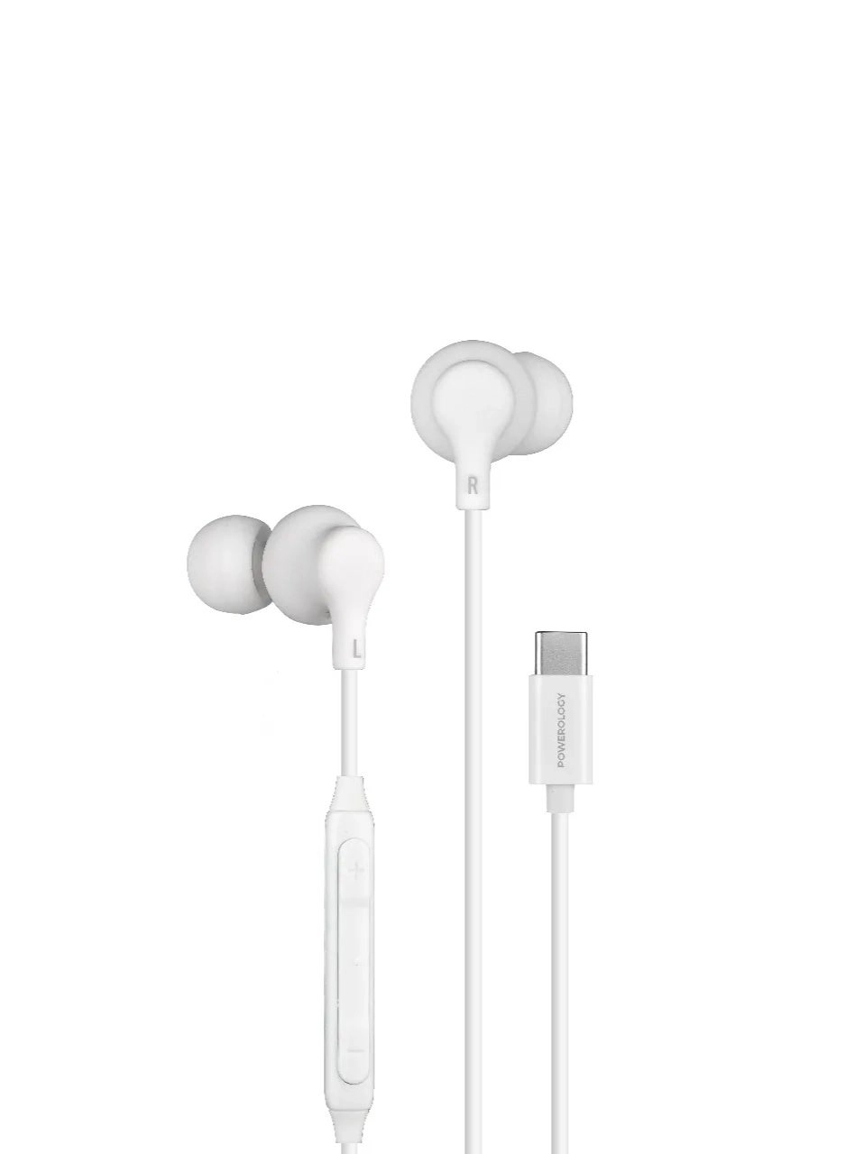 Type-C Stereo Earphones - Wired Earbud