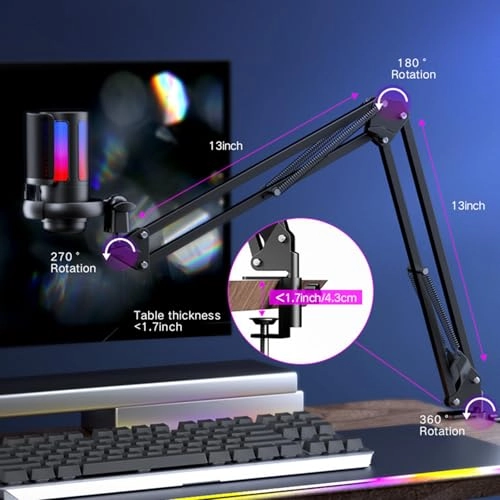 Oxtxuzdm USB Microphone
