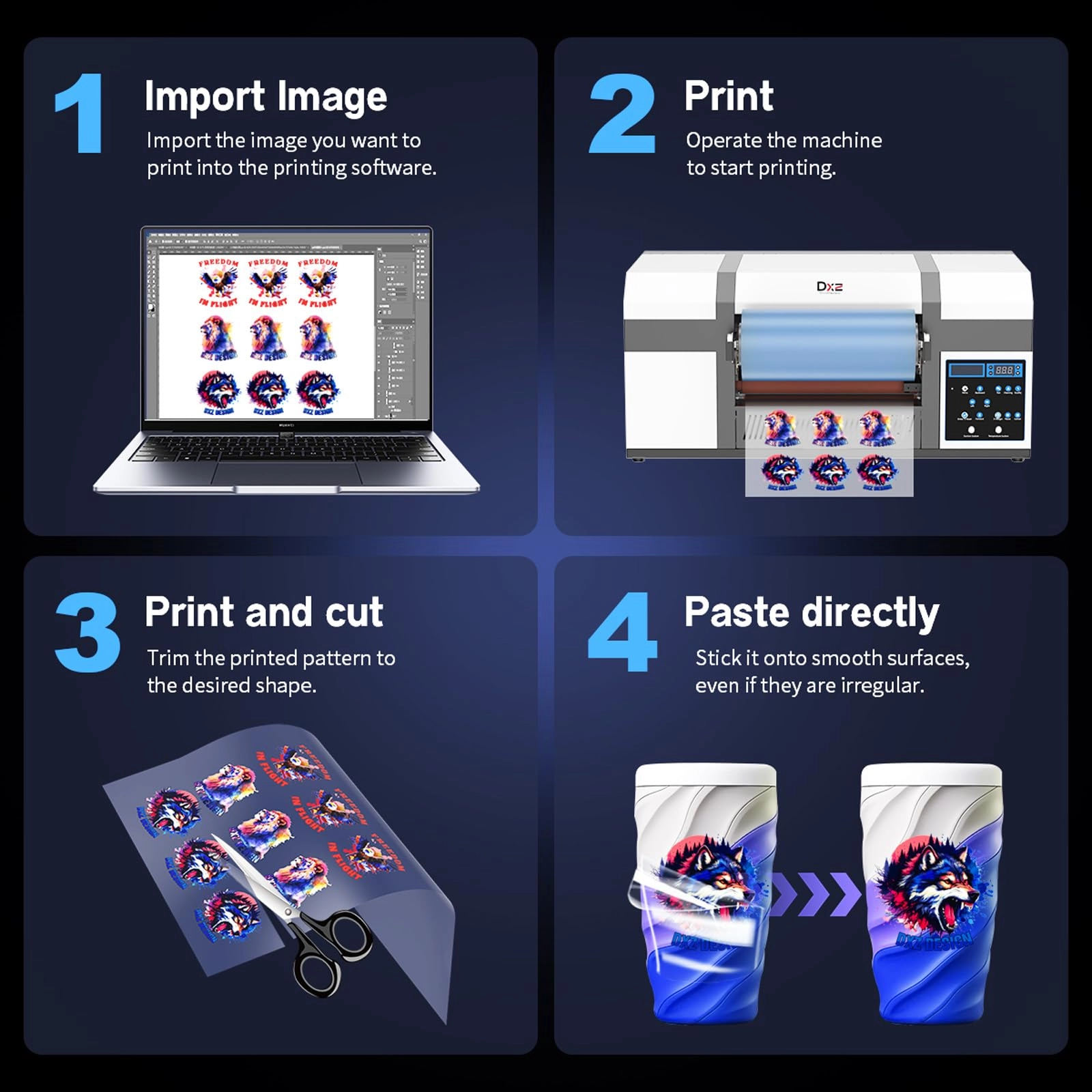 A3 UV DTF Printer