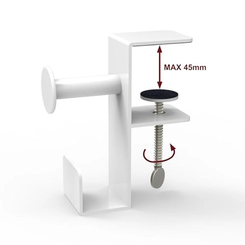 Headphone Hanger for Universal - Adjustable Clamp