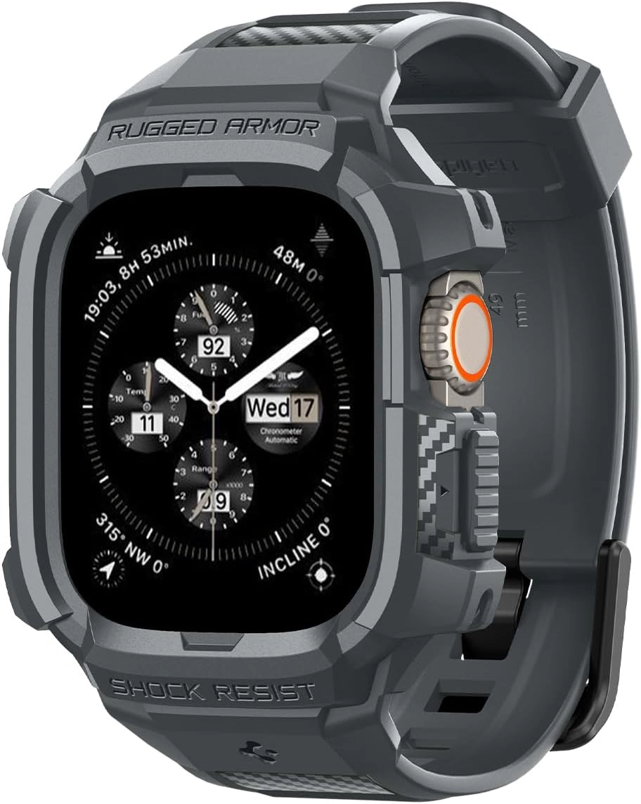 Spigen Rugged Armor Pro Case with Band for Apple Watch Ultra 2 / Apple Watch Ultra - 49mm