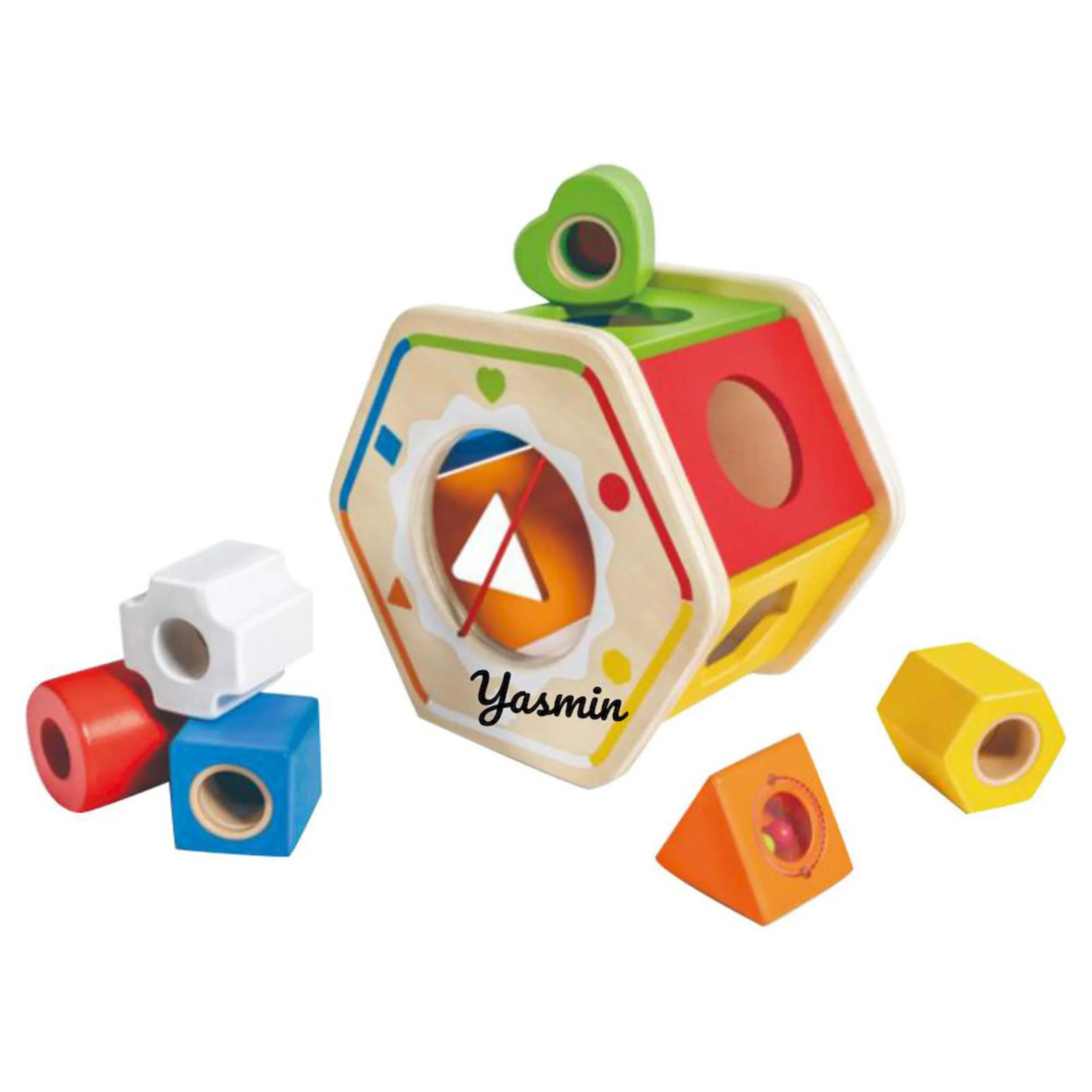 Wooden Wonder Shape Sorter - Suitable for 12 months & above 7 pieces